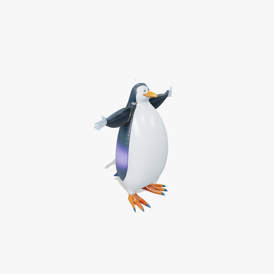 Expressive Penguin Character model pack